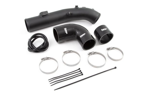 With continued success on developing products for the Hyundai i30N Veloster N Forge have developed a replacement boost pipe for 
the stock smaller pipe that runs 
between the 
intercooler and the intake manifold, For Sale