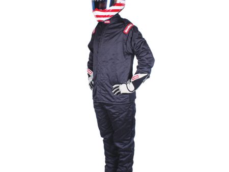 RaceQuip Black Chevron-5 Jacket SFI-5 - XLG Sale