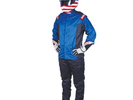 RaceQuip Blue Chevron-5 Jacket SFI-5 - XLG Sale