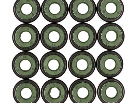 Cometic .265in x .500in x .555in x .638in Metal Jacket Valve Stem Seal - Green - 16 Pack Online now