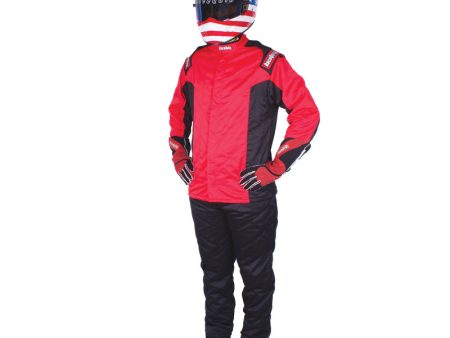 RaceQuip Red Chevron-5 Jacket SFI-5 - 2XL For Cheap