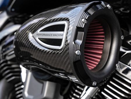 Performance Machine 17-23 Touring, 18-24 107 114 117 CI Softail C4 Series Air Cleaner - CF Black Ops Online Sale