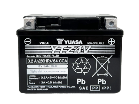 Yuasa YTZ4V Maintenance Free AGM 12 Volt Battery Online Sale