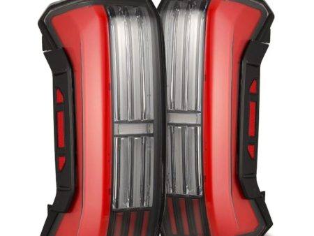 AlphaRex 22-24 Toyota Tundra NOVA-Series Prismatic LED Tail Lights - Black Red on Sale