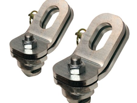 Gen-Y Dodge Plate Style Puck Safety Chain Anchor Assembly - Pair Cheap