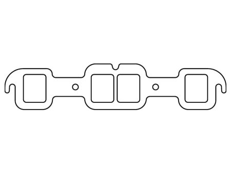 Cometic Oldsmobile 400 425 455 .094in HTG Exhaust Gasket Set - 1.920in x 1.550in Rectangular Ports Cheap