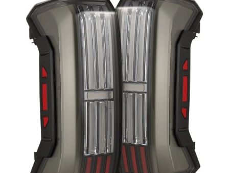 AlphaRex 22-24 Toyota Tundra NOVA-Series Prismatic LED Tail Lights - Black Supply