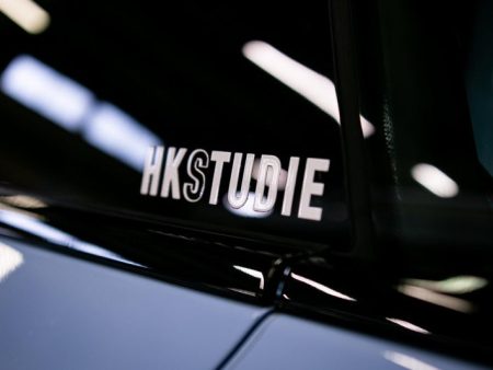 HKS HKSTUDIE Sticker - White Hot on Sale