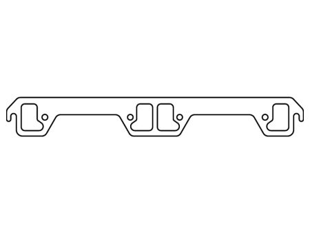 Cometic AMC 304-401CI V8 .043in Copper Exhaust Manifold Gasket Set - 1.880in Dogleg Ports For Cheap