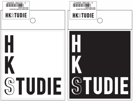 HKS HKSTUDIE Sticker SQ - Black Discount