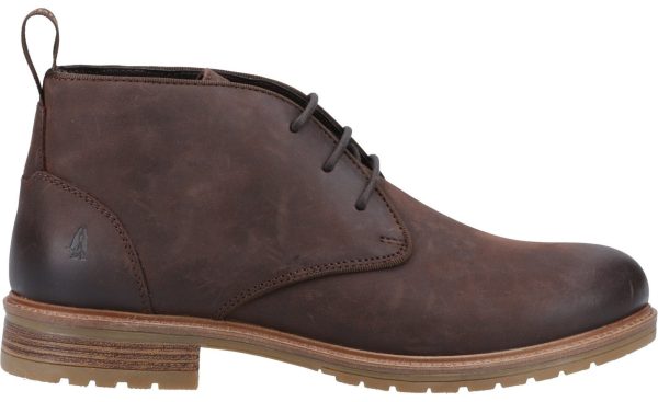 Hush Puppies Ricky Mens Leather Lace Up Chukka Boot Hot on Sale