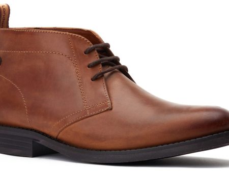 Base London Atkinson Mens Leather Lace Up Chukka Boot Online Sale