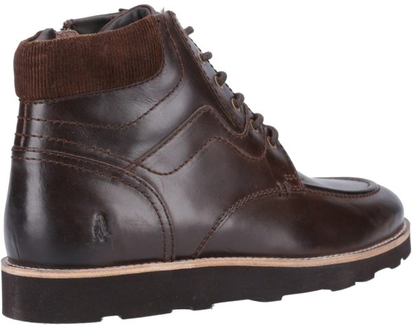 Hush Puppies Kenneth Mens Leather Lace Up Ankle Boot For Cheap