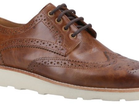 Hush Puppies Kendrick Mens Leather Lace Up Brogue Shoe Cheap