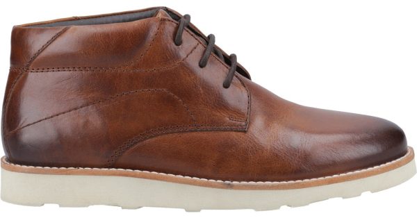 Hush Puppies Kennedy Mens Leather Lace Up Chukka Boot on Sale