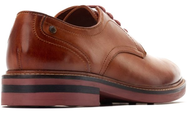 Base London Mawley Mens Leather Lace Up Derby Shoe Online