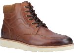 Hush Puppies Kenneth Mens Leather Lace Up Ankle Boot Fashion