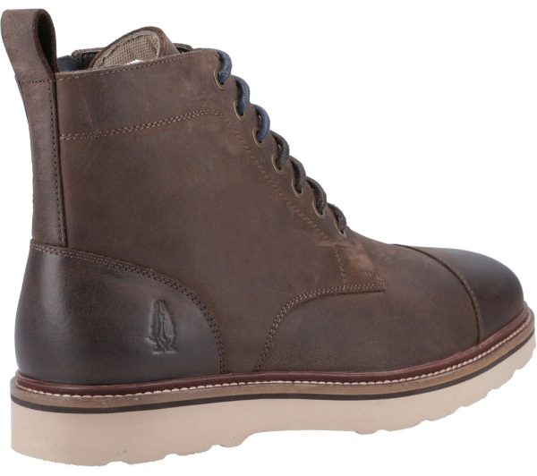 Hush Puppies Milo Mens Leather Lace Up Ankle Boot Hot on Sale