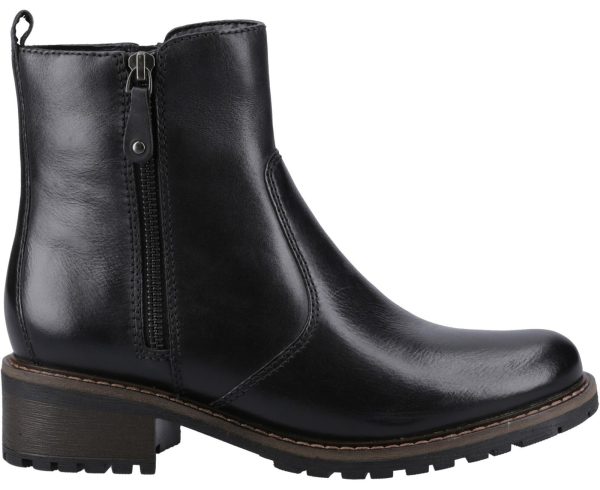 Hush Puppies Pippa Womens Leather Ankle Boot Fashion