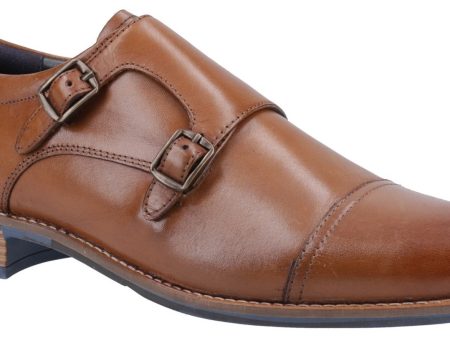 Hush Puppies David Mens Leather Monk Style Shoe Online