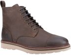 Hush Puppies Milo Mens Leather Lace Up Ankle Boot Hot on Sale