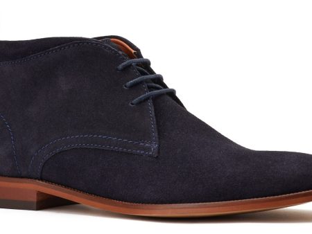 Base London Nolan Mens Suede Leather Chukka Boot Supply