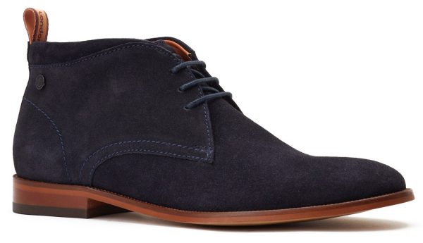 Base London Nolan Mens Suede Leather Chukka Boot Supply