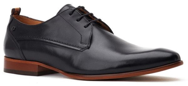 Base London Gambino Mens Leather Lace Up Derby Shoe on Sale