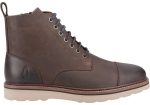 Hush Puppies Milo Mens Leather Lace Up Ankle Boot Hot on Sale