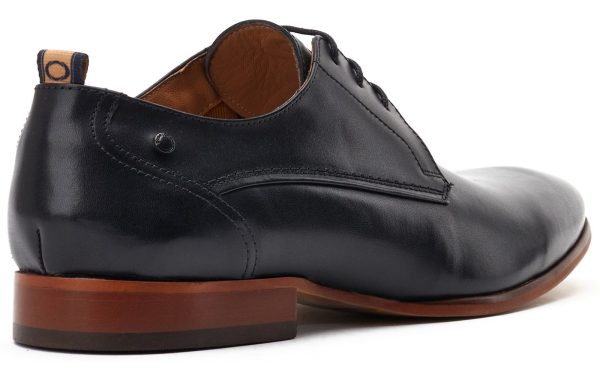 Base London Gambino Mens Leather Lace Up Derby Shoe on Sale