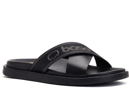 Base London Oracle Waxy Mens Mule Sandal For Cheap