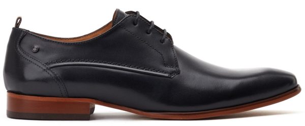 Base London Gambino Mens Leather Lace Up Derby Shoe on Sale