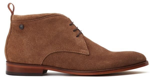 Base London Nolan Mens Suede Leather Chukka Boot Supply