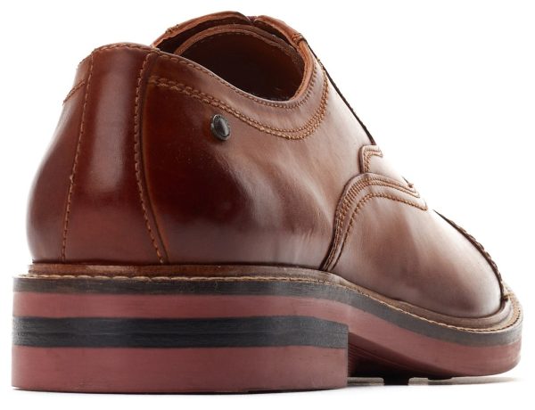 Base London Tatton Mens Leather Lace Up Derby Shoe Online Sale