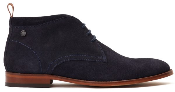 Base London Nolan Mens Suede Leather Chukka Boot Supply